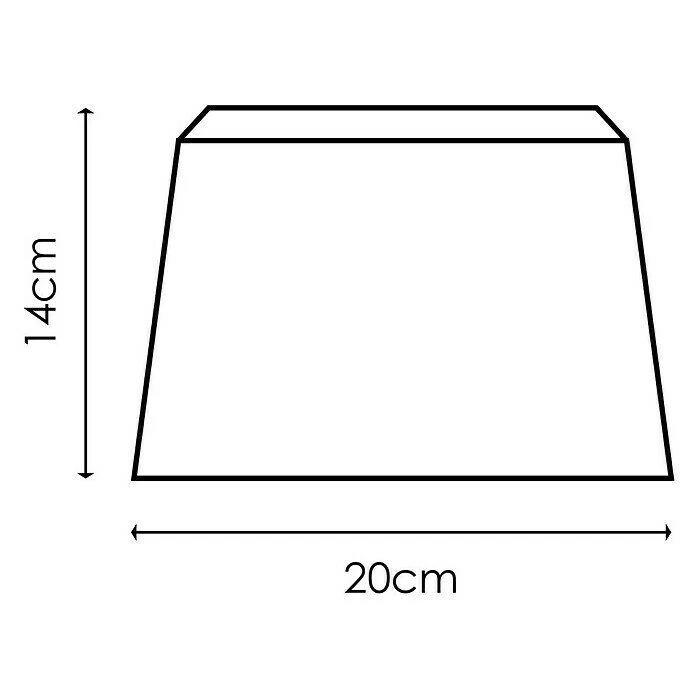 BAUHAUS Home Sweet Home Lampenschirm Largo L X B X H: 20 X 20 X 14 Cm, Funghi, Stoff, Eckig 4 BAUHAUS Home Sweet Home Lampenschirm Largo L X B X H: 20 X 20 X 14 Cm, Funghi, Stoff, Eckig – Bild 2