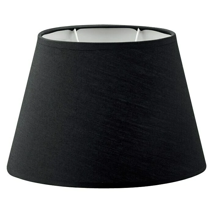 BAUHAUS Home Sweet Home Lampenschirm Largo Ø X H: 24 X 16 Cm, Night Black, Stoff, Oval 4 BAUHAUS Home Sweet Home Lampenschirm Largo Ø X H: 24 X 16 Cm, Night Black, Stoff, Oval – Bild 2