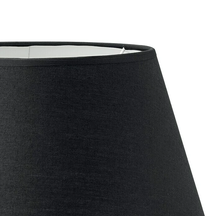 BAUHAUS Home Sweet Home Lampenschirm Largo Ø X H: 24 X 16 Cm, Night Black, Stoff, Oval 6 BAUHAUS Home Sweet Home Lampenschirm Largo Ø X H: 24 X 16 Cm, Night Black, Stoff, Oval – Bild 4