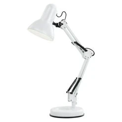 BAUHAUS Globo Tischleuchte Famous 40 W, Weiß, Weiß, E27