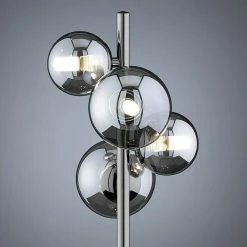BAUHAUS WOFI Villa Tischleuchte 20 W, L X B X H: 24 X 15 X 48 Cm, Schwarz/Chrom, G9 -Bauhaus Home 12 1041