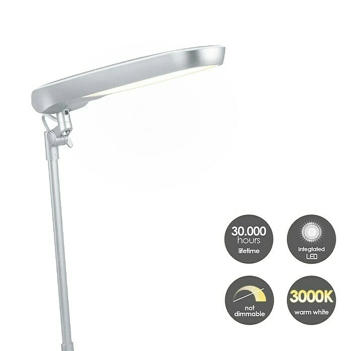 BAUHAUS LED-Tischleuchte Free 9 W, L X B X H: 22 X 22 X 48,5 Cm, Weiß, Warmweiß 5 BAUHAUS LED-Tischleuchte Free 9 W, L X B X H: 22 X 22 X 48,5 Cm, Weiß, Warmweiß – Bild 3