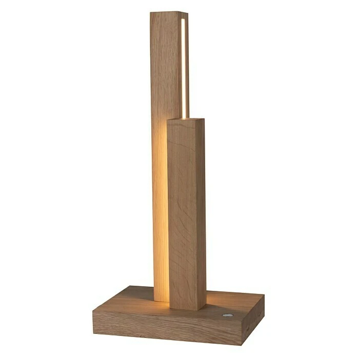 BAUHAUS Spotlight LED-Tischleuchte Manhattan 10 W, L X B X H: 15,5 X 21,5 X 45 Cm, Eiche, Warmweiß 3 BAUHAUS Spotlight LED-Tischleuchte Manhattan 10 W, L X B X H: 15,5 X 21,5 X 45 Cm, Eiche, Warmweiß