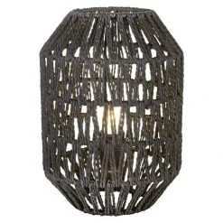 BAUHAUS Home Sweet Home Rope Tischleuchte Rund 40 W, Ø X H: 200 Mm X 29 Cm, Schwarz, E27