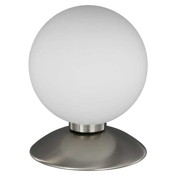 BAUHAUS Paul Neuhaus Tischleuchte Bubba 33 W, Silber, Weiß, G9 3 BAUHAUS Paul Neuhaus Tischleuchte Bubba 33 W, Silber, Weiß, G9