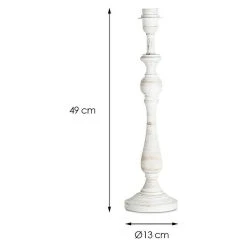 BAUHAUS Home Sweet Home Lampenfuß Step Rund 40 W, Farbe: Weiß, Höhe: 49 Cm 9 BAUHAUS Home Sweet Home Lampenfuß Step Rund 40 W, Farbe: Weiß, Höhe: 49 Cm -Bauhaus Home 12 1105