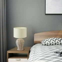 BAUHAUS Home Sweet Home Lampenfuß Rattan 40 W, Farbe: Braun, Höhe: 45 Cm -Bauhaus Home 12 1113