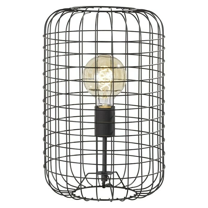 BAUHAUS Honsel Leuchten Deko-Tischleuchte Titus 40 W, L X B X H: 18 X 18 X 128,5 Cm, Schwarz/Braun, E27 4 BAUHAUS Honsel Leuchten Deko-Tischleuchte Titus 40 W, L X B X H: 18 X 18 X 128,5 Cm, Schwarz/Braun, E27 – Bild 2