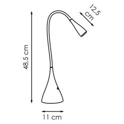 BAUHAUS LED-Tischleuchte Flex 3,5 W, L X B X H: 11 X 11 X 48,5 Cm, Weiß, Warmweiß -Bauhaus Home 12 1129