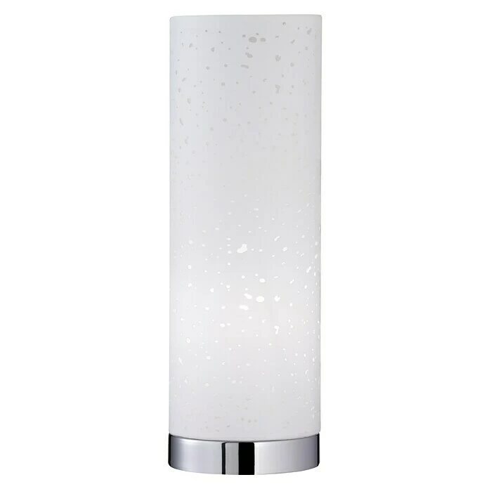 BAUHAUS Honsel Leuchten Tischleuchte Rund Thor 25 W, Ø X H: 120 Mm X 35 Cm, Chrom/Nickel, E14 4 BAUHAUS Honsel Leuchten Tischleuchte Rund Thor 25 W, Ø X H: 120 Mm X 35 Cm, Chrom/Nickel, E14 – Bild 2