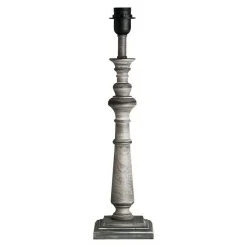 BAUHAUS Home Sweet Home Lampenfuß Step Square 40 W, Farbe: Taupe, Höhe: 49 Cm