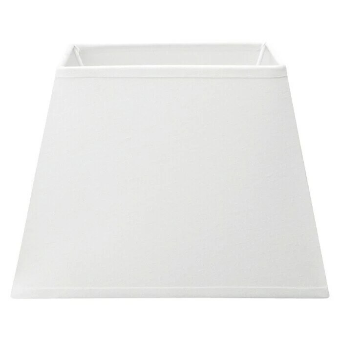 BAUHAUS Home Sweet Home Lampenschirm Largo L X B X H: 20 X 20 X 14 Cm, Pure White, Stoff, Eckig 4 BAUHAUS Home Sweet Home Lampenschirm Largo L X B X H: 20 X 20 X 14 Cm, Pure White, Stoff, Eckig – Bild 2