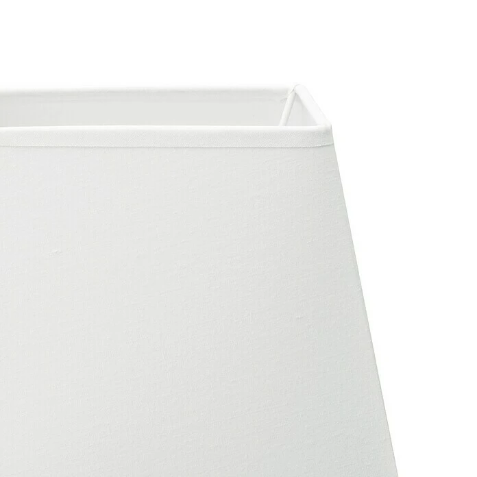 BAUHAUS Home Sweet Home Lampenschirm Largo L X B X H: 20 X 20 X 14 Cm, Pure White, Stoff, Eckig 6 BAUHAUS Home Sweet Home Lampenschirm Largo L X B X H: 20 X 20 X 14 Cm, Pure White, Stoff, Eckig – Bild 4