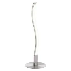BAUHAUS LeuchtenDirekt Wave LED-Tischleuchte 3 W, L X B X H: 10 X 10 X 30 Cm, Stahl, Warmweiß