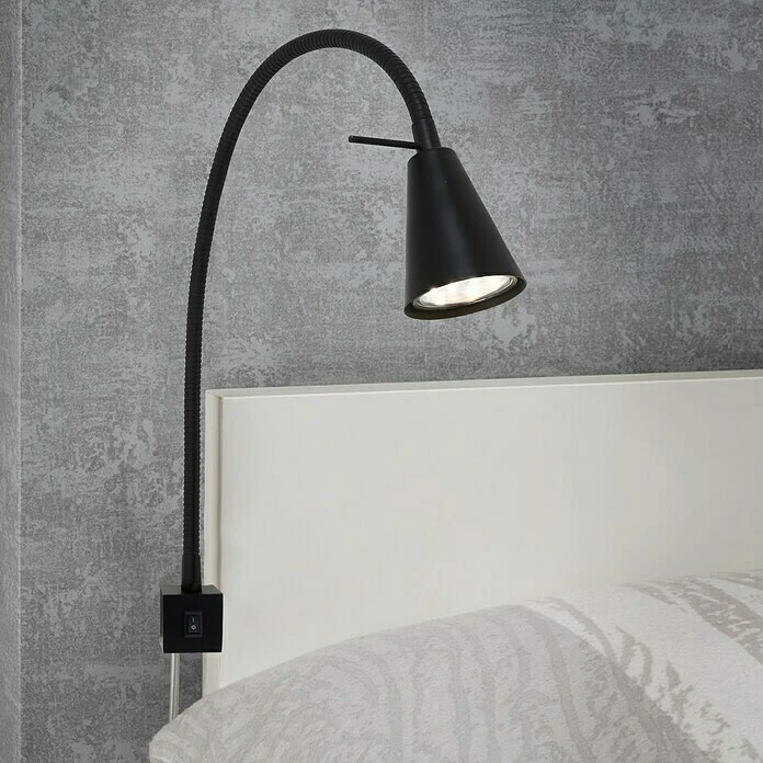 BAUHAUS Briloner LED-Wandstrahler Tuso 4 W, Schwarz, L X B X H: 5,8 X 21,7 X 40,3 Cm 3 BAUHAUS Briloner LED-Wandstrahler Tuso 4 W, Schwarz, L X B X H: 5,8 X 21,7 X 40,3 Cm