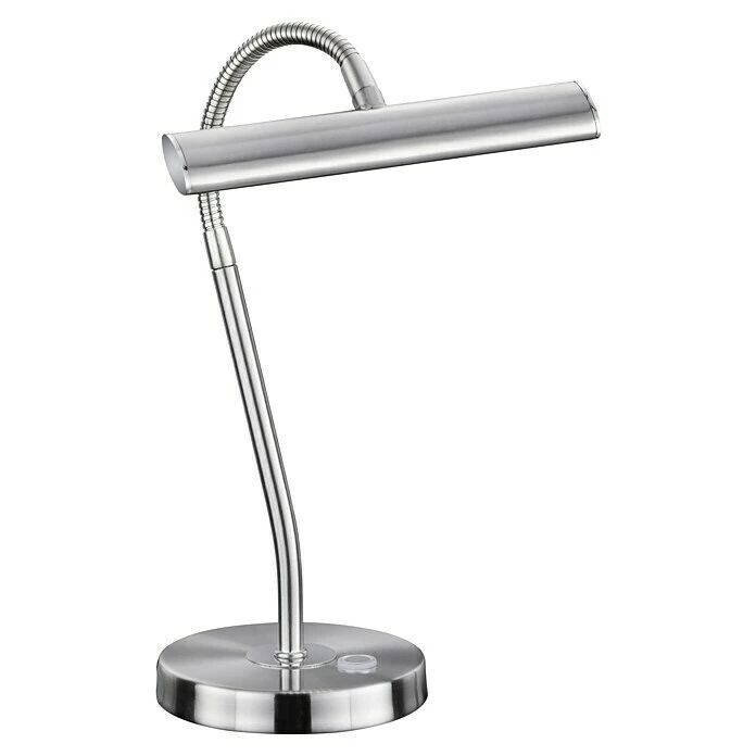 BAUHAUS Trio Leuchten LED-Tischleuchte Curtis 4 W, L X B X H: 15 X 18 X 35 Cm, Silber, Warmweiß 3 BAUHAUS Trio Leuchten LED-Tischleuchte Curtis 4 W, L X B X H: 15 X 18 X 35 Cm, Silber, Warmweiß