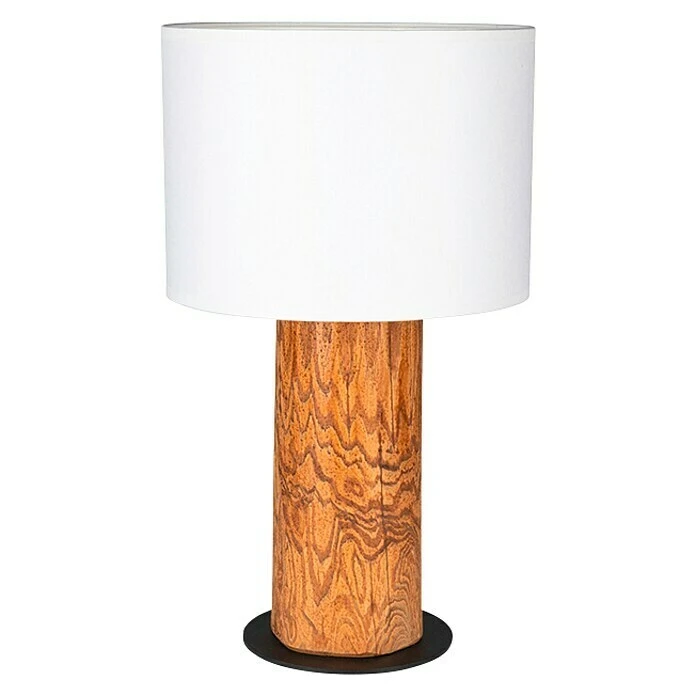 BAUHAUS Spotlight Deko-Tischleuchte Pinia Table 40 W, Braun/Gebeizte Kiefer, Weiß, E27 6 BAUHAUS Spotlight Deko-Tischleuchte Pinia Table 40 W, Braun/Gebeizte Kiefer, Weiß, E27 – Bild 4