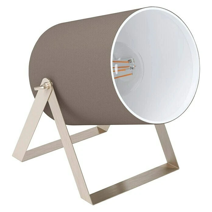 BAUHAUS Eglo Deko-Tischleuchte VILLABATE 1 40 W, L X B X H: 18,5 X 16 X 175 Cm, Nickel-matt, E27 4 BAUHAUS Eglo Deko-Tischleuchte VILLABATE 1 40 W, L X B X H: 18,5 X 16 X 175 Cm, Nickel-matt, E27 – Bild 2