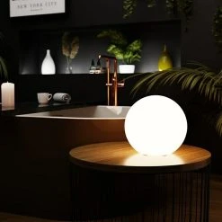 BAUHAUS Ledvance SUN@Home LED-Tischleuchte Rund Moodlight 4 W, Ø X H: 20 X 19,5 Cm, Weiß, Kaltweiß