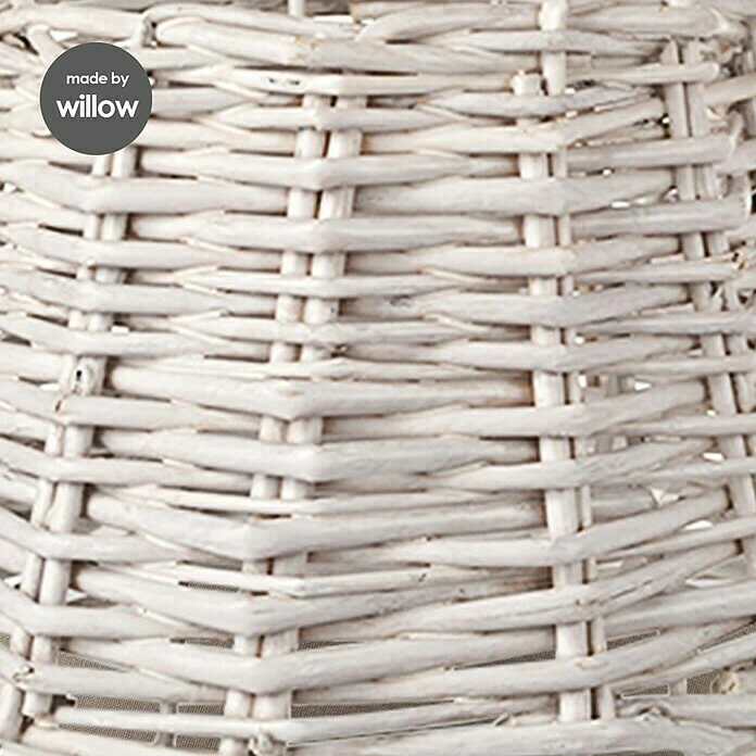 BAUHAUS Home Sweet Home Lampenschirm Roseau 20 Cm, Weiß, Rattan, Oval 5 BAUHAUS Home Sweet Home Lampenschirm Roseau 20 Cm, Weiß, Rattan, Oval – Bild 3