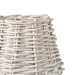 BAUHAUS Home Sweet Home Lampenschirm Roseau 20 Cm, Weiß, Rattan, Oval 11 BAUHAUS Home Sweet Home Lampenschirm Roseau 20 Cm, Weiß, Rattan, Oval -Bauhaus Home 12 1274