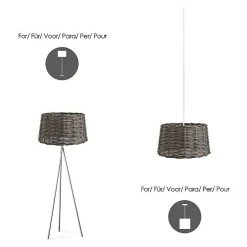 BAUHAUS Home Sweet Home Lampenschirm Roseau 40 Cm, Dunkelbraun, Rattan, Rund 12 BAUHAUS Home Sweet Home Lampenschirm Roseau 40 Cm, Dunkelbraun, Rattan, Rund -Bauhaus Home 12 1287