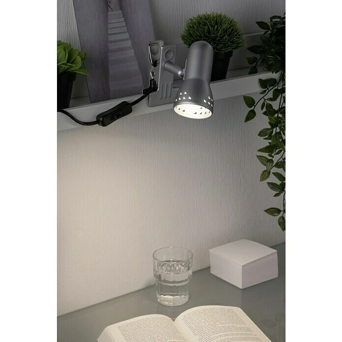 BAUHAUS Paulmann Klemmspot Gryps 1-flammig, 40 W, Silber 5 BAUHAUS Paulmann Klemmspot Gryps 1-flammig, 40 W, Silber – Bild 3