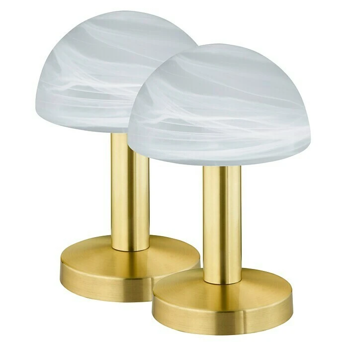 BAUHAUS Trio Leuchten Tischleuchte Fynn 40 W, Gold, E14 4 BAUHAUS Trio Leuchten Tischleuchte Fynn 40 W, Gold, E14 – Bild 2