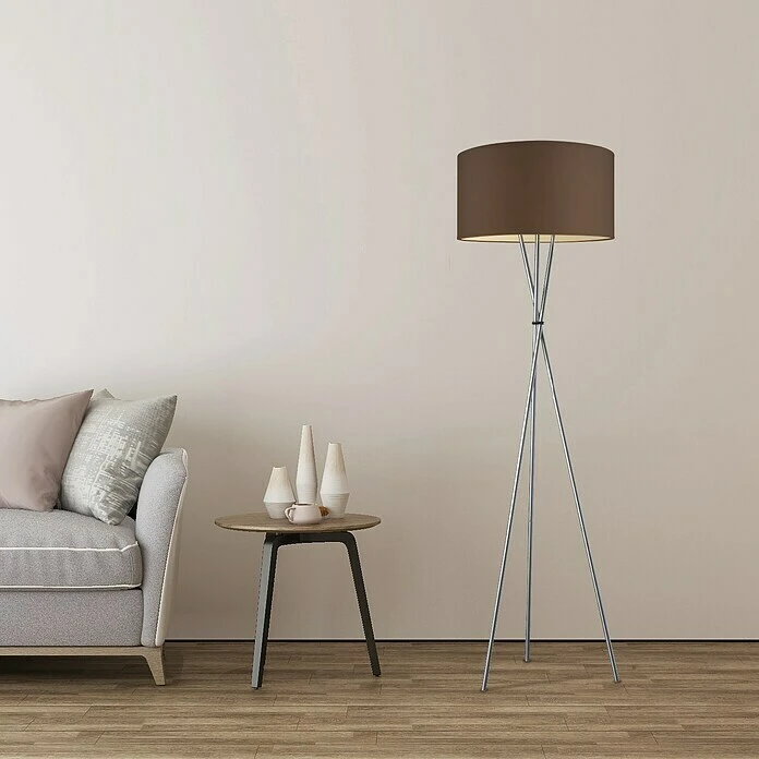 BAUHAUS Home Sweet Home Lampenschirm Bling Ø X H: 50 X 25 Cm, Chocolate, Baumwolle, Rund 4 BAUHAUS Home Sweet Home Lampenschirm Bling Ø X H: 50 X 25 Cm, Chocolate, Baumwolle, Rund – Bild 2