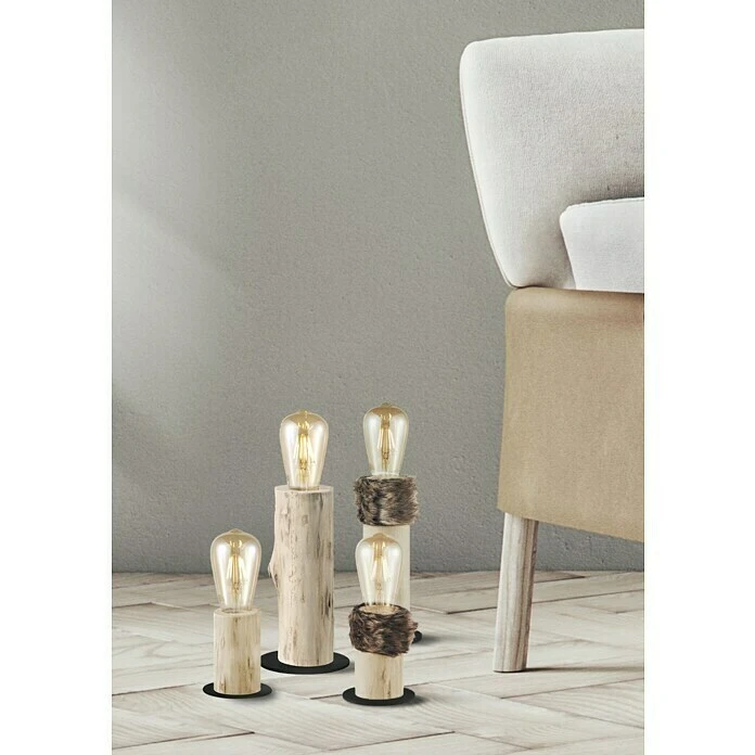 BAUHAUS Home Sweet Home Tischleuchte Billy 10 W, Beige, E27, 120 Mm X 25,5 Cm 5 BAUHAUS Home Sweet Home Tischleuchte Billy 10 W, Beige, E27, 120 Mm X 25,5 Cm – Bild 3