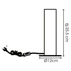 BAUHAUS Home Sweet Home Tischleuchte Billy 10 W, Beige, E27, 120 Mm X 25,5 Cm 13 BAUHAUS Home Sweet Home Tischleuchte Billy 10 W, Beige, E27, 120 Mm X 25,5 Cm -Bauhaus Home 12 1359