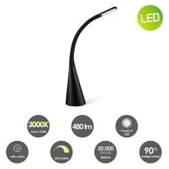 BAUHAUS LED-Tischleuchte 3,5 W, L X B X H: 28,5 X 28,5 X 66 Cm, Schwarz, Warmweiß 10 BAUHAUS LED-Tischleuchte 3,5 W, L X B X H: 28,5 X 28,5 X 66 Cm, Schwarz, Warmweiß -Bauhaus Home 12 136