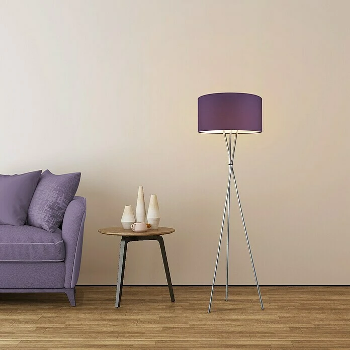 BAUHAUS Home Sweet Home Lampenschirm Bling Ø X H: 60 X 28 Cm, Violett 4 BAUHAUS Home Sweet Home Lampenschirm Bling Ø X H: 60 X 28 Cm, Violett – Bild 2