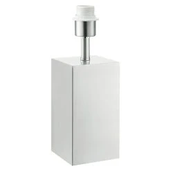 BAUHAUS Home Sweet Home Lampenfuß Cilly 40 W, Farbe: Stahl Matt, Höhe: 27 Cm