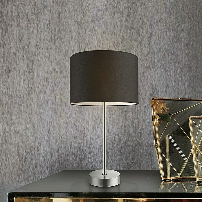 BAUHAUS Home Sweet Home Lampenfuß Single 40 W, Farbe: Stahl Matt, Höhe: 37 Cm 7 BAUHAUS Home Sweet Home Lampenfuß Single 40 W, Farbe: Stahl Matt, Höhe: 37 Cm – Bild 5