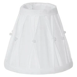 BAUHAUS Eglo Lampenschirm 1+1 Vintage Ø X H: 14 X 12 Cm, Weiß, Textil