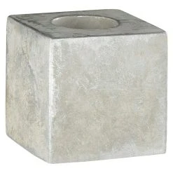 BAUHAUS WOFI Tischleuchte Broad 10 W, L X B X H: 10 X 10 X 10 Cm, Grau, E27