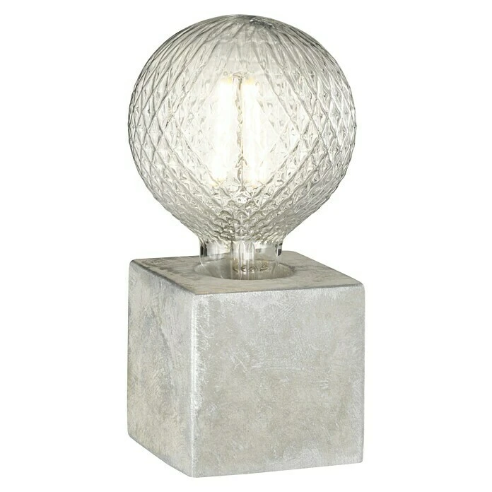 BAUHAUS WOFI Tischleuchte Broad 10 W, L X B X H: 10 X 10 X 10 Cm, Grau, E27 7 BAUHAUS WOFI Tischleuchte Broad 10 W, L X B X H: 10 X 10 X 10 Cm, Grau, E27 – Bild 5