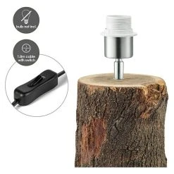 BAUHAUS Home Sweet Home Lampenfuß Treetrunk 40 W, Farbe: Braun, Höhe: 26 Cm 11 BAUHAUS Home Sweet Home Lampenfuß Treetrunk 40 W, Farbe: Braun, Höhe: 26 Cm -Bauhaus Home 12 1424