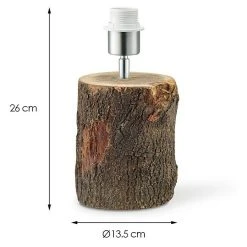 BAUHAUS Home Sweet Home Lampenfuß Treetrunk 40 W, Farbe: Braun, Höhe: 26 Cm 12 BAUHAUS Home Sweet Home Lampenfuß Treetrunk 40 W, Farbe: Braun, Höhe: 26 Cm -Bauhaus Home 12 1425