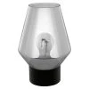 BAUHAUS Eglo Verelli Tischleuchte Rund 60 W, Ø X H: 165 Mm X 25 Cm, Schwarz/Transparent, E27 -Bauhaus Home 12 1428