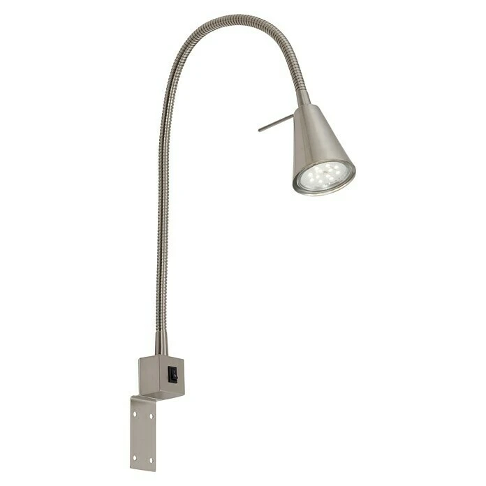 BAUHAUS Briloner LED-Wandstrahler Tuso 4 W, Nickel Matt, L X B X H: 5,8 X 21,7 X 40,3 Cm 4 BAUHAUS Briloner LED-Wandstrahler Tuso 4 W, Nickel Matt, L X B X H: 5,8 X 21,7 X 40,3 Cm – Bild 2