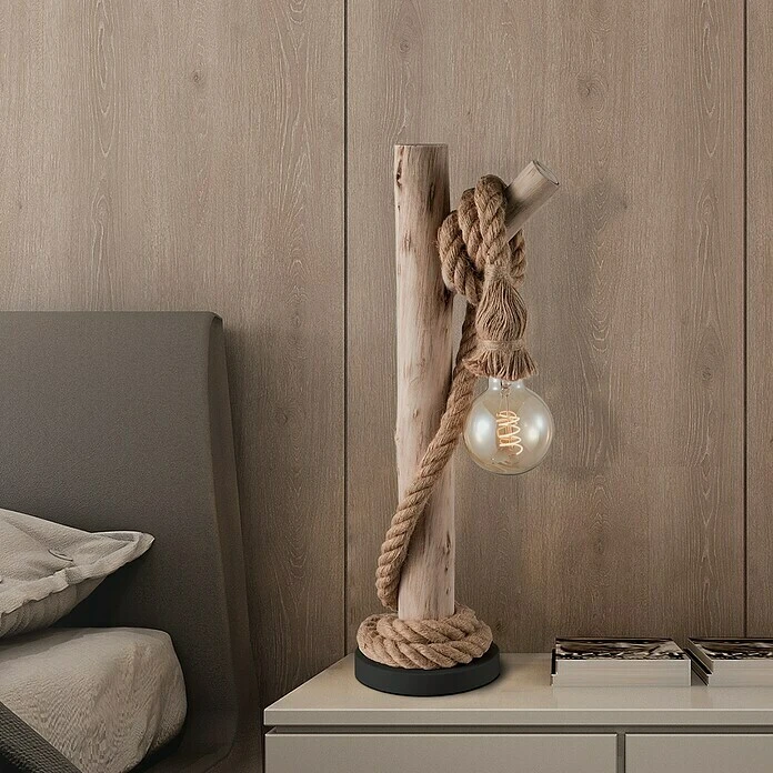 BAUHAUS Home Sweet Home Tischleuchte Maritime 10 W, Beige 4 BAUHAUS Home Sweet Home Tischleuchte Maritime 10 W, Beige – Bild 2