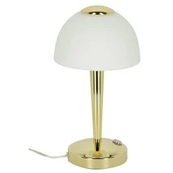 BAUHAUS Reality Leuchten LED-Tischleuchte Rund Ventura 4 W, Ø X H: 155 Mm X 29 Cm, Messing, Warmweiß -Bauhaus Home 12 1455