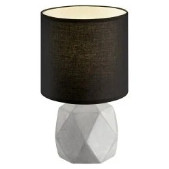 BAUHAUS Trio Leuchten Tischleuchte Pike 40 W, L X B X H: 16 X 16 X 28 Cm, Schwarz, E14