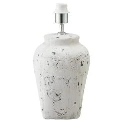 BAUHAUS Home Sweet Home Lampenfuß Luke 40 W, Farbe: Weiß, Höhe: 36 Cm