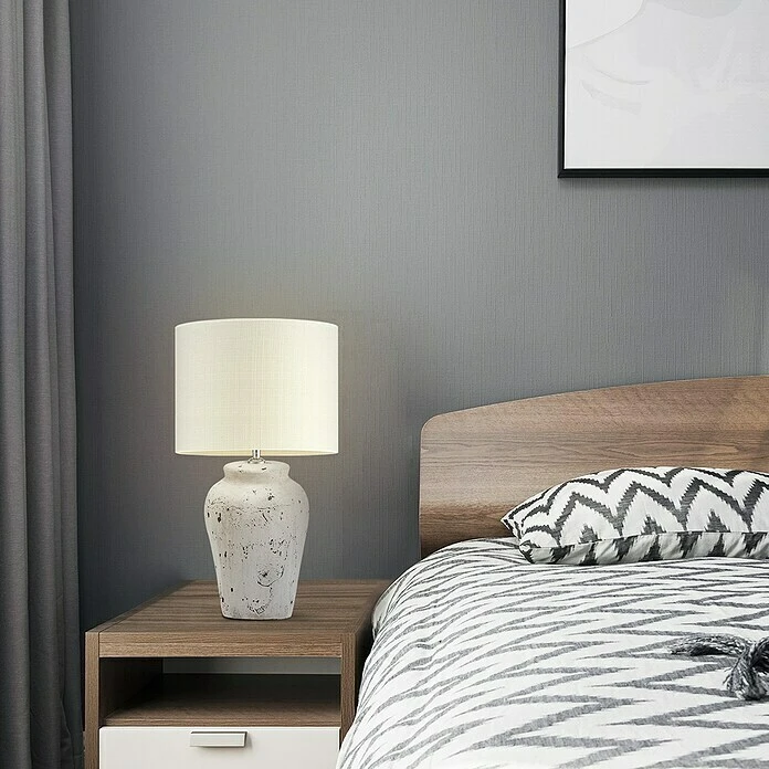 BAUHAUS Home Sweet Home Lampenfuß Luke 40 W, Farbe: Weiß, Höhe: 36 Cm 8 BAUHAUS Home Sweet Home Lampenfuß Luke 40 W, Farbe: Weiß, Höhe: 36 Cm – Bild 6