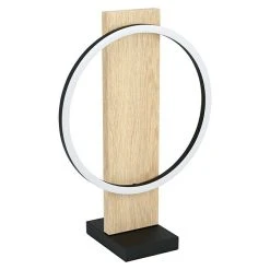 BAUHAUS Eglo Deko-Tischleuchte BOYAL 12 W, L X B X H: 30 X 15 X 42,5 Cm, Schwarz/Braun