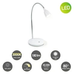 BAUHAUS LED-Tischleuchte Flexy 2,5 W, L X B X H: 16 X 16 X 41,5 Cm, Weiß, Warmweiß 10 BAUHAUS LED-Tischleuchte Flexy 2,5 W, L X B X H: 16 X 16 X 41,5 Cm, Weiß, Warmweiß -Bauhaus Home 12 1478