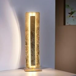 BAUHAUS Paul Neuhaus Nevis LED-Tischleuchte 10 W, L X B X H: 12 X 12 X 40,5 Cm, Gold, Warmweiß 9 BAUHAUS Paul Neuhaus Nevis LED-Tischleuchte 10 W, L X B X H: 12 X 12 X 40,5 Cm, Gold, Warmweiß -Bauhaus Home 12 1482